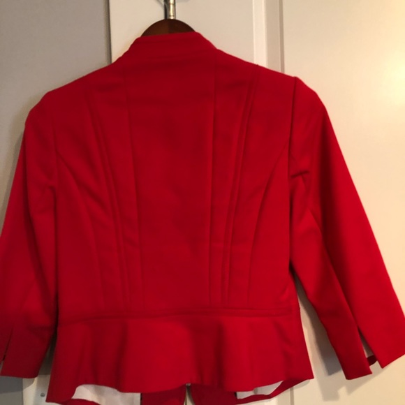 White|Black Red Jacket Size 4 - Picture 7 of 8
